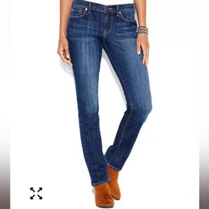 Lucky Brand Straight Leg Jeans in Dark Blue Wash